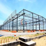 Indonesian steel structure manufacturing workshop