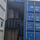 Uruguay workshop steel structure second car delivery Uruguay workshop steel structure second car delivery