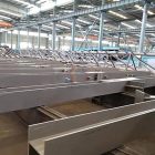 What is the hole making process for steel construction machining?