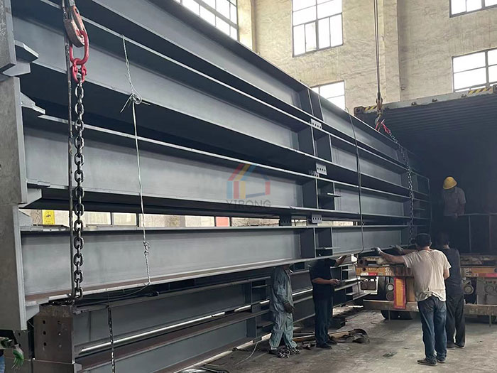 double storey factory building steel structure