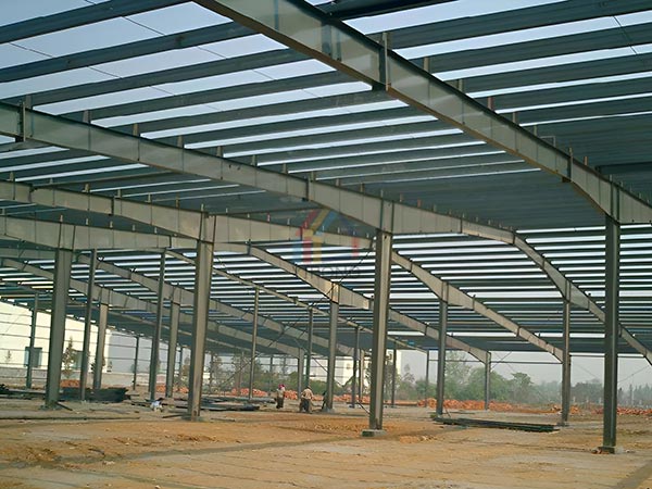 steel frame workshop building structure