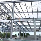 Steel structure processing H-beam manufacturing process