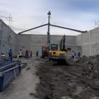Roof steel structure installation of Philippine water factory Roof steel structure installation of Philippine water factory