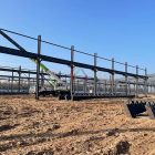 Australian industrial workshop steel structure installation Australian industrial workshop steel structure installation