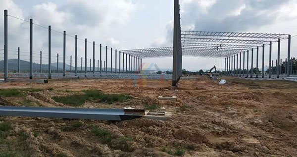 steel structure factory construction