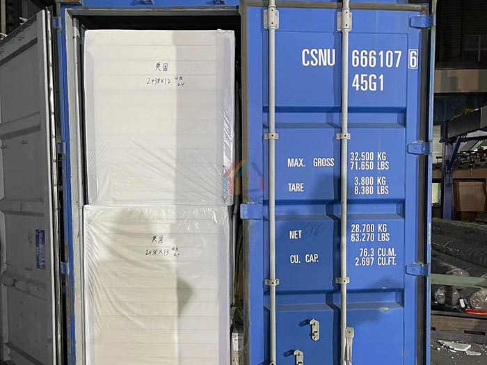 puf sandwich panel loading