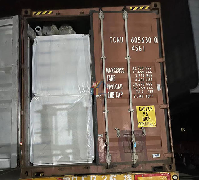 PU sandwich panel shipped