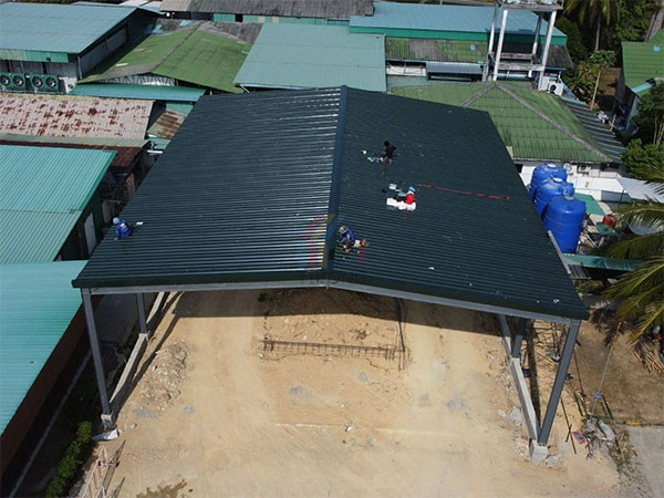 steel structure shed