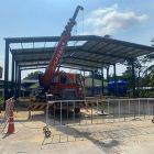 Thailand steel structure shed construction project