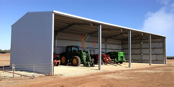steel garage shed