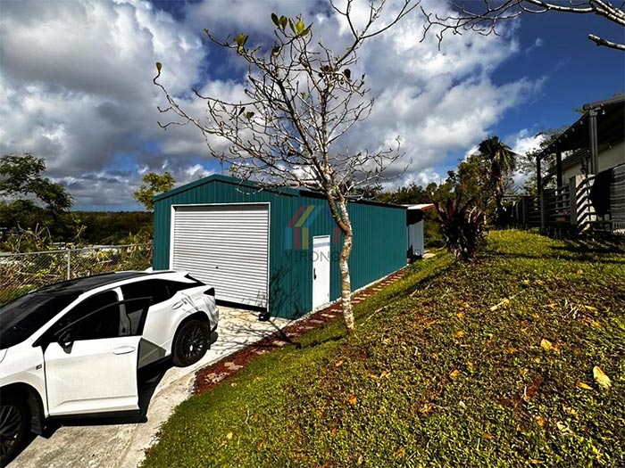 steel garage building