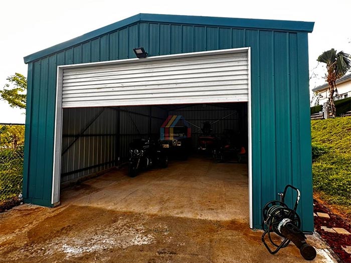 steel garage building