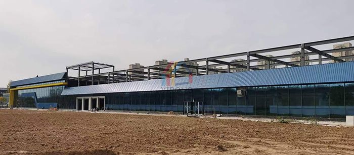 steel structure warehouse construction