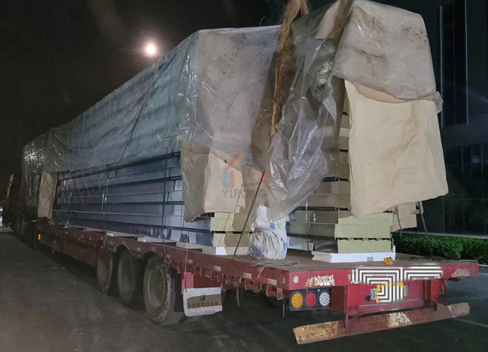 polyurethane sandwich panel delivery