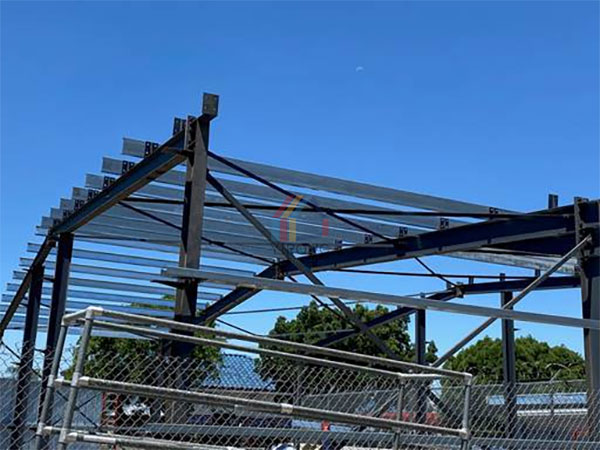 steel structure warehouse construction
