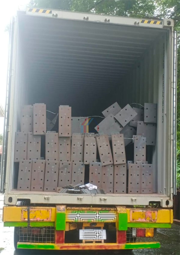 cowshed steel structure arrives