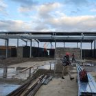 Steel frame warehouse construction in Fiji Steel frame warehouse construction in Fiji