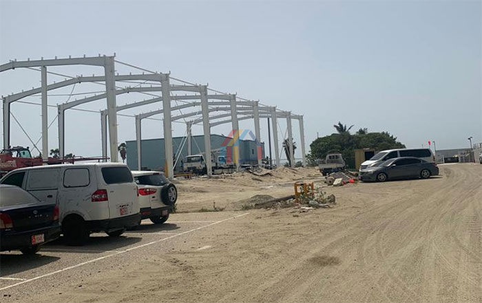 steel structure warehouse construction