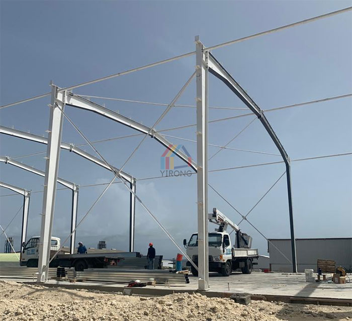steel structure warehouse construction