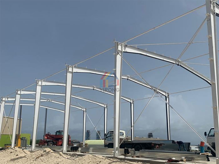 steel structure warehouse construction