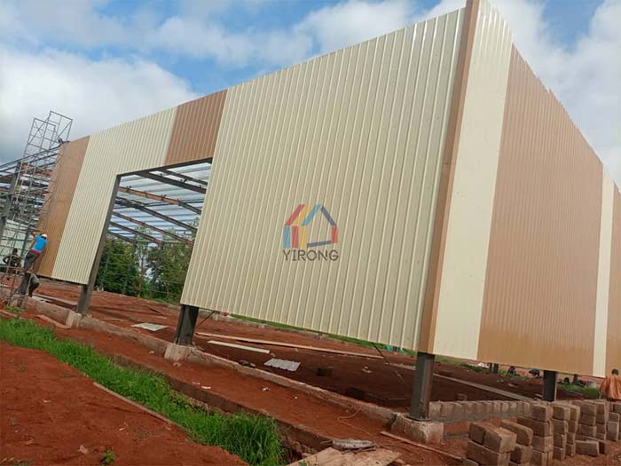 steel structure fabricated warehouse