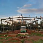 Burkina Faso steel structure fabricated warehouse Burkina Faso steel structure fabricated warehouse