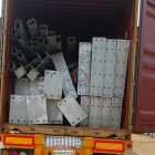 Galvanized steel structure for warehouse shipped to Mauritius Galvanized steel structure for warehouse shipped to Mauritius