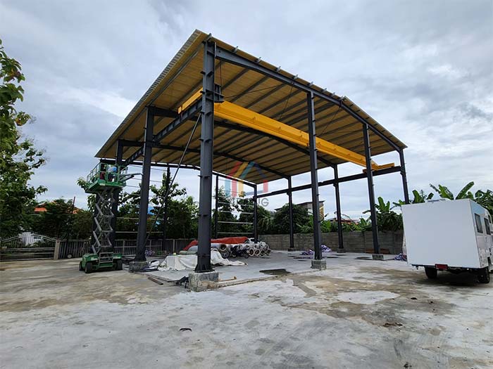 prefabricated steel structure warehouse