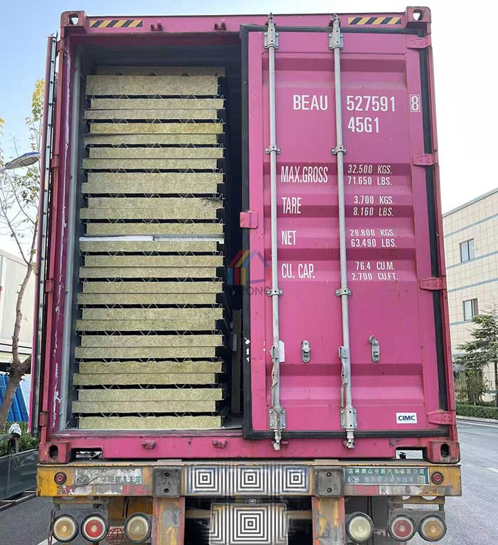 rock wool sandwich panels