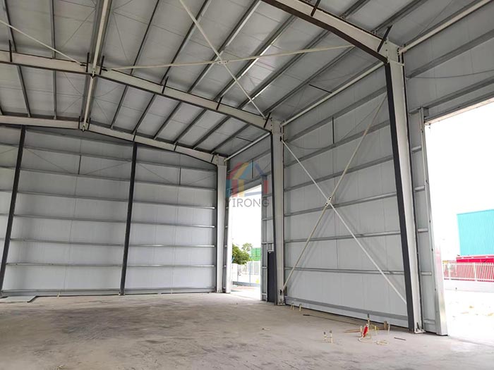 steel garage building