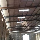 Steel structure roof installation for Mali warehouse