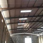 Steel structure roof installation for Mali warehouse Steel structure roof installation for Mali warehouse