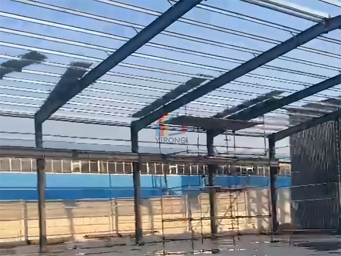 prefabricated steel structure warehouse construction