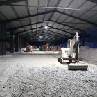 Steel structure logistics warehouse for German customer Steel structure logistics warehouse for German customer