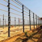 Guinea steel structure crane workshop installation