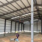 Ghana double slope multi span steel structure factory building
