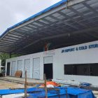 Philippine steel structure refrigerated warehouse and office completed