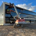 Canadian glass factory construction finished Canadian glass factory construction finished