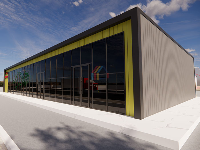 Warehouse office design for American client