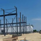 The second steel structure workshop of the Thai client has started construction