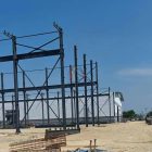 The second steel structure workshop of the Thai client has started construction The second steel structure workshop of the Thai client has started construction