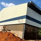 Cameroon prefabricated steel workshop building finished