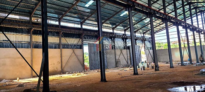 steel workshop building