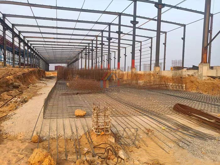 multi span steel factory building construction