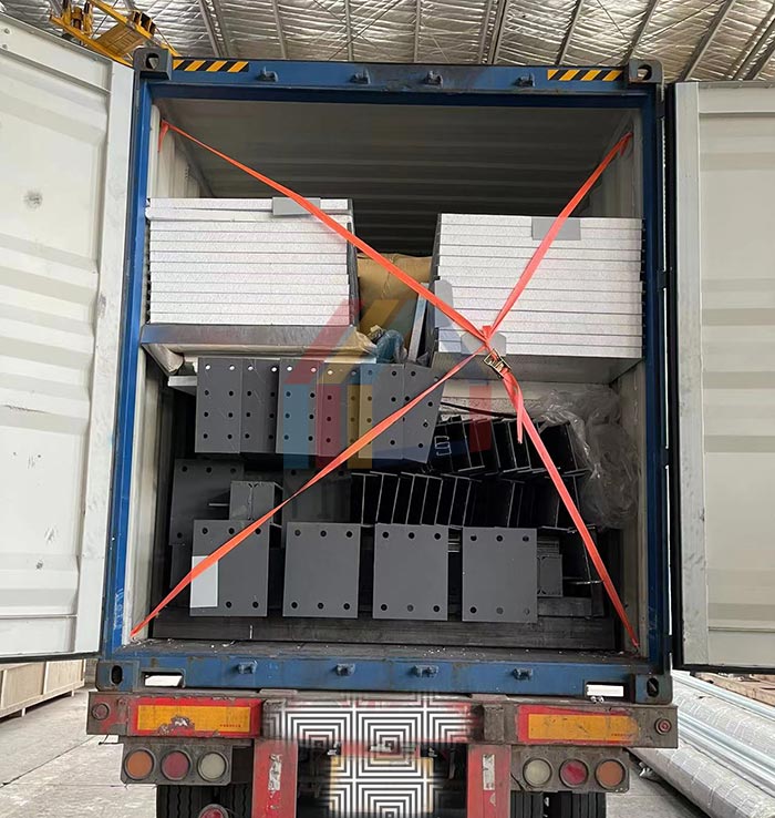 steel structure shipped