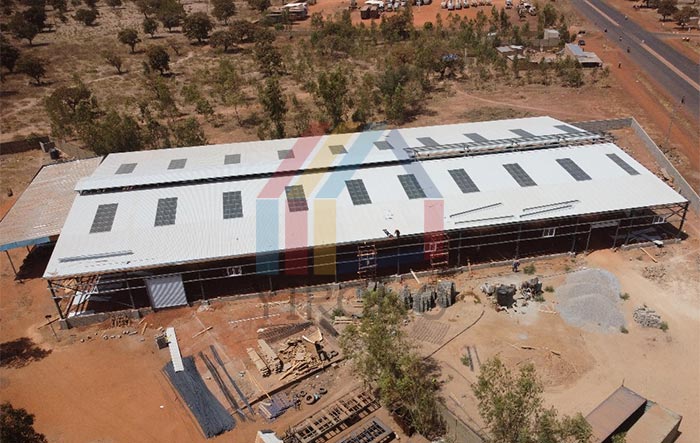 steel factory building