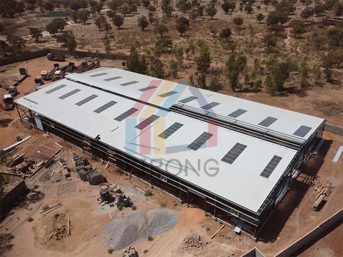 Burkina Faso 80x40m steel factory building