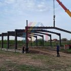 Romania 26X17m steel structure warehouse began construction Romania 26X17m steel structure warehouse began construction