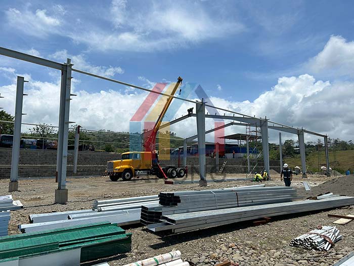 vehicle storage shed steel building