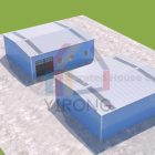 3D model drawing of prefabricated warehouse buildings in Canada 3D model drawing of prefabricated warehouse buildings in Canada